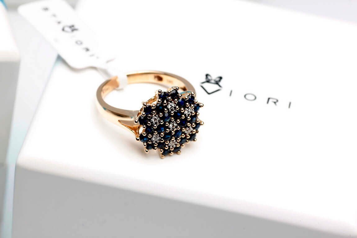 Emaga Złoty pierścionek PZD1600 - Diament